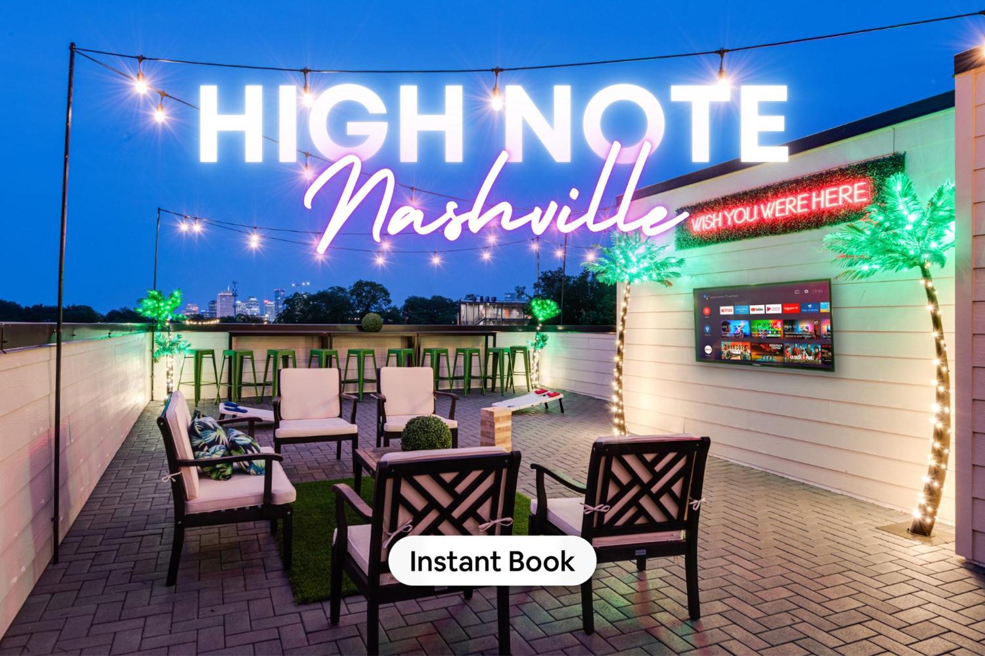 New High Note Rooftop Views 10 Beds Near Dt Villa Nashville Exterior foto